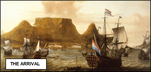 Jan van Riebeek arriveer in die Kaap, 1652