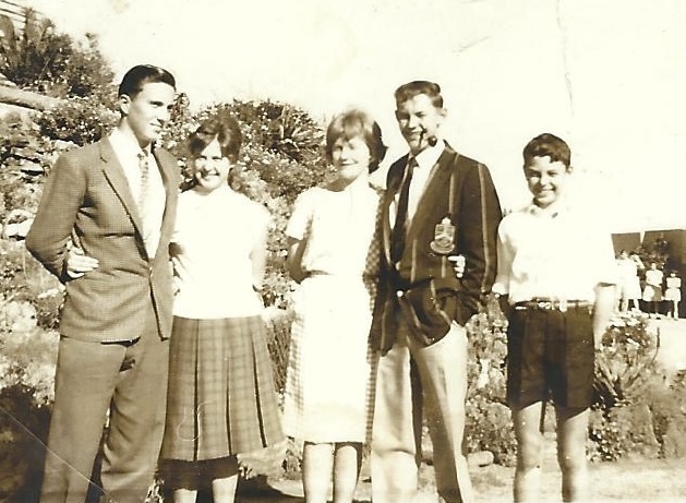 Johan, Willie, Marina en Robbie Marneweck